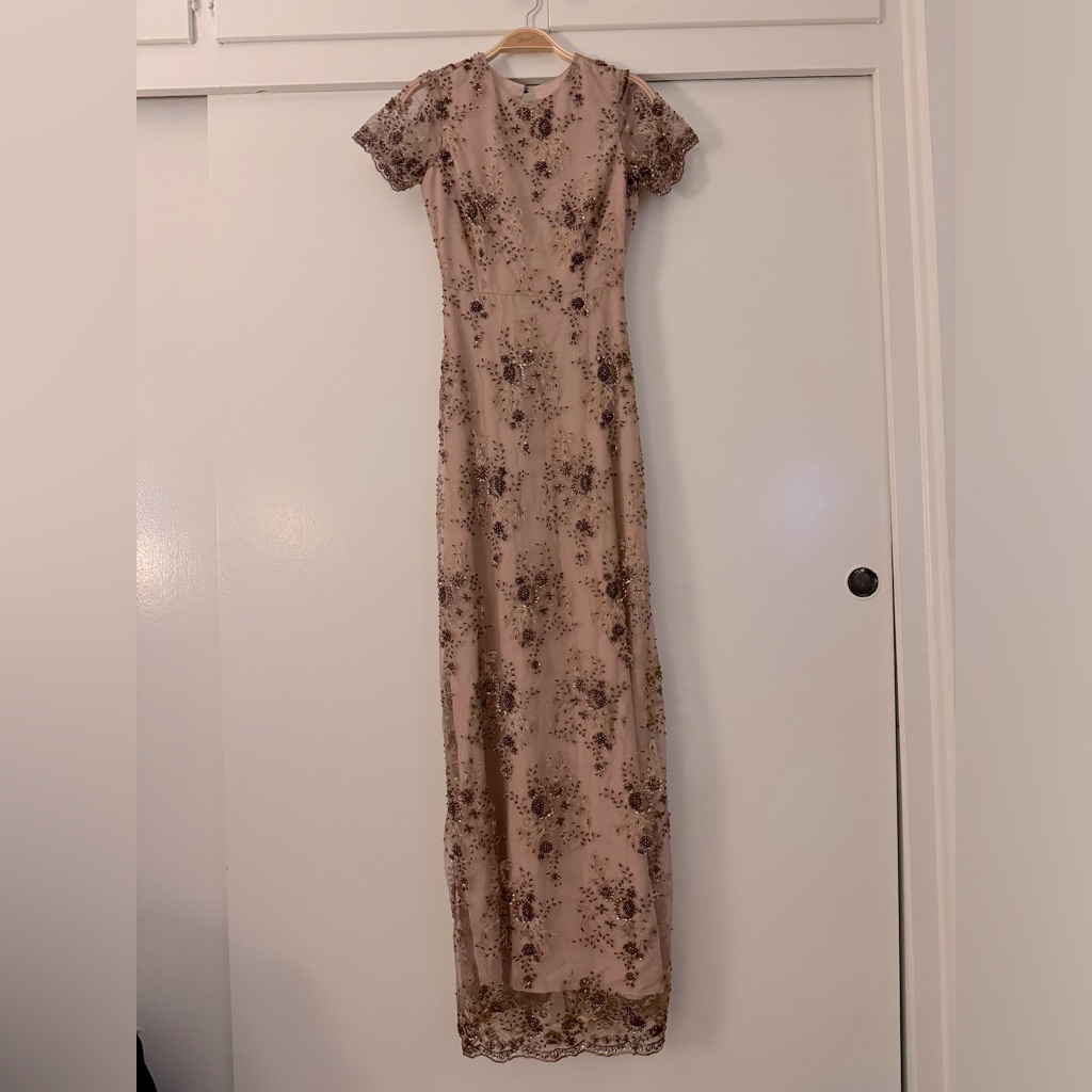 Korovilas Hand Beaded Gown - One Of A Kind - Sz 0